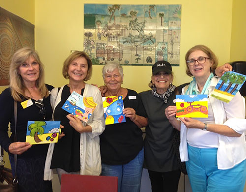 Docents at Long Beach Museum of Art